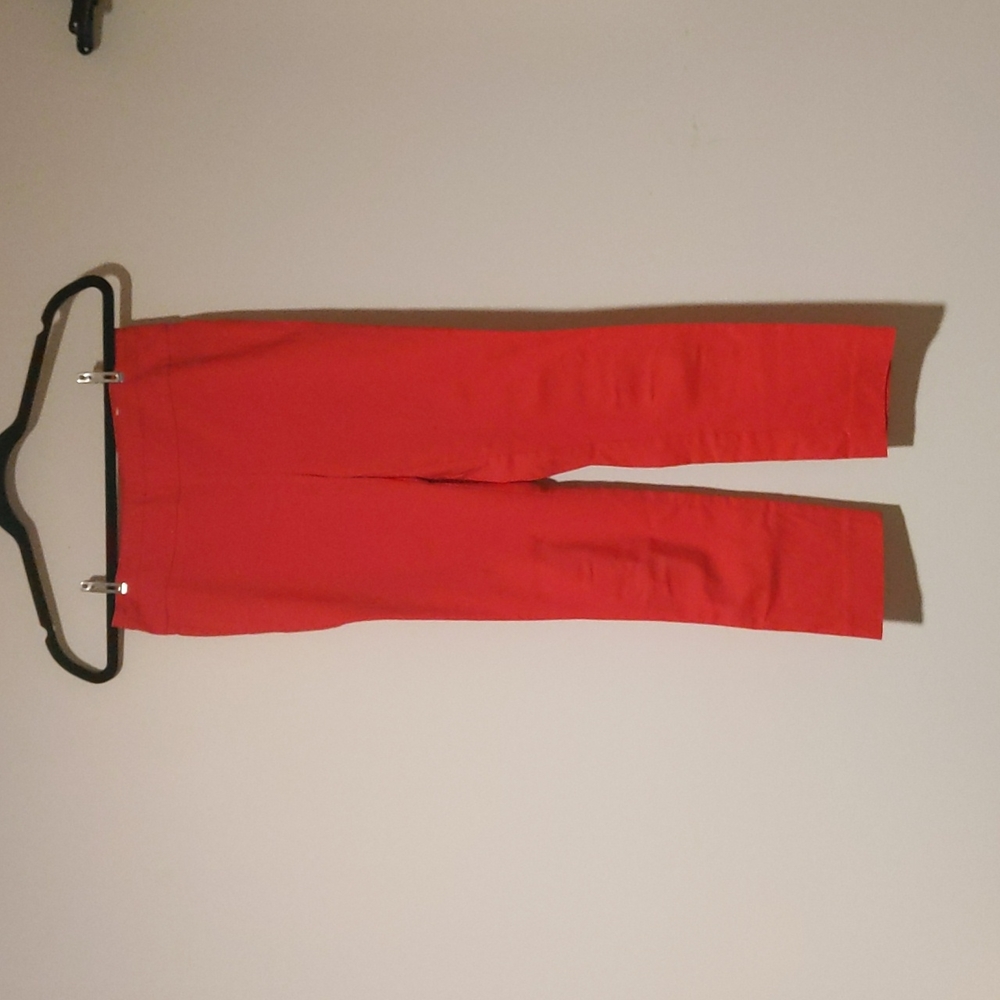 Orange Capri Pants
